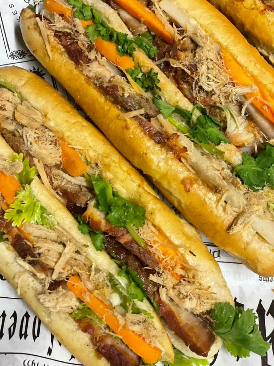 Set 3 Bánh mì thịt Việt Nam (Size que)